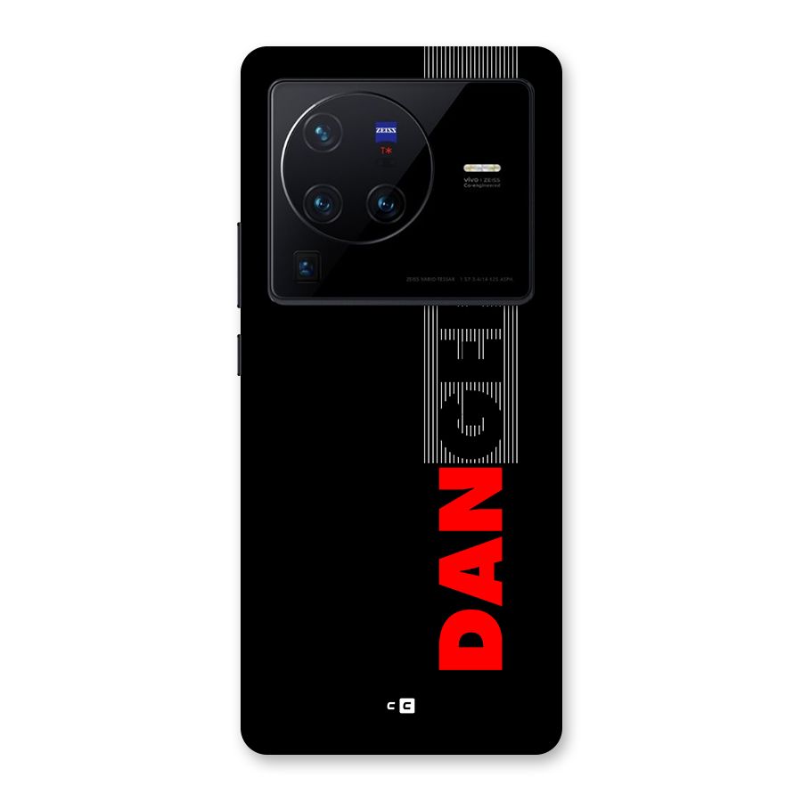 Vertical Danger Back Case for Vivo X80 Pro