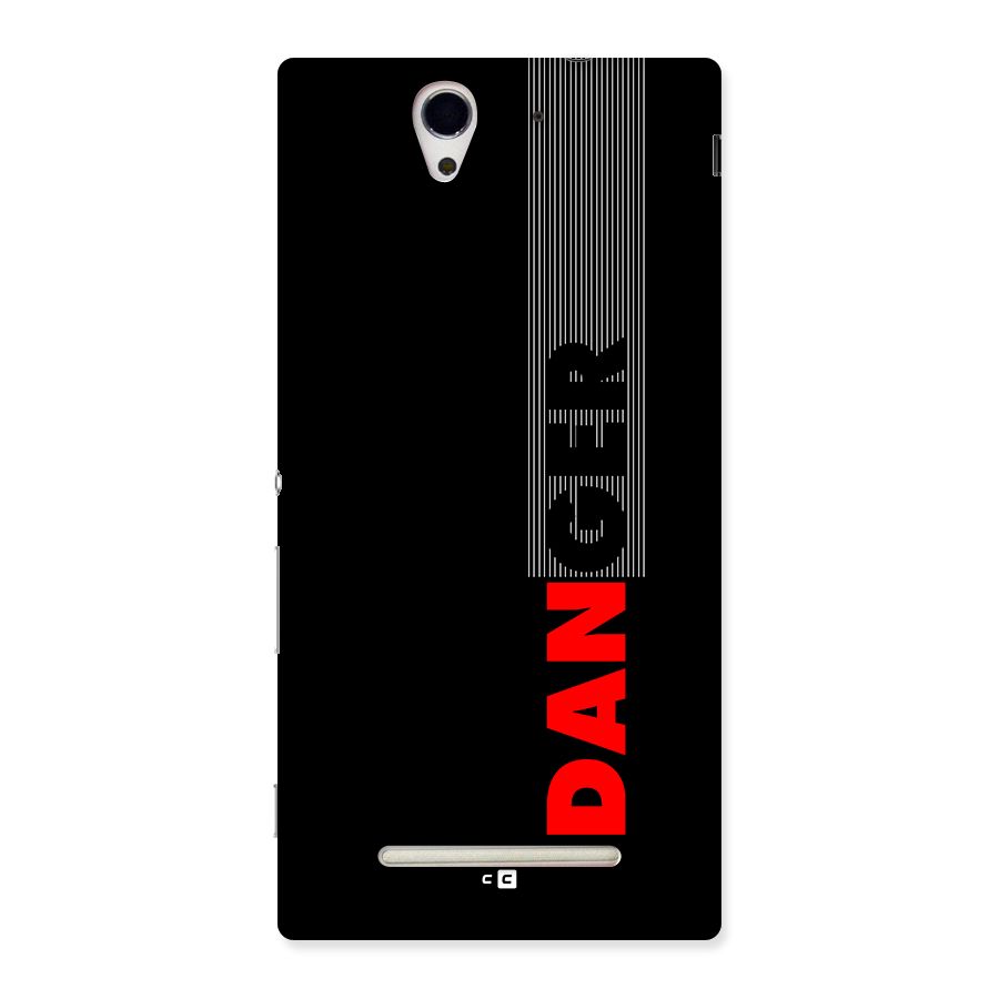 Vertical Danger Back Case for Xperia C3