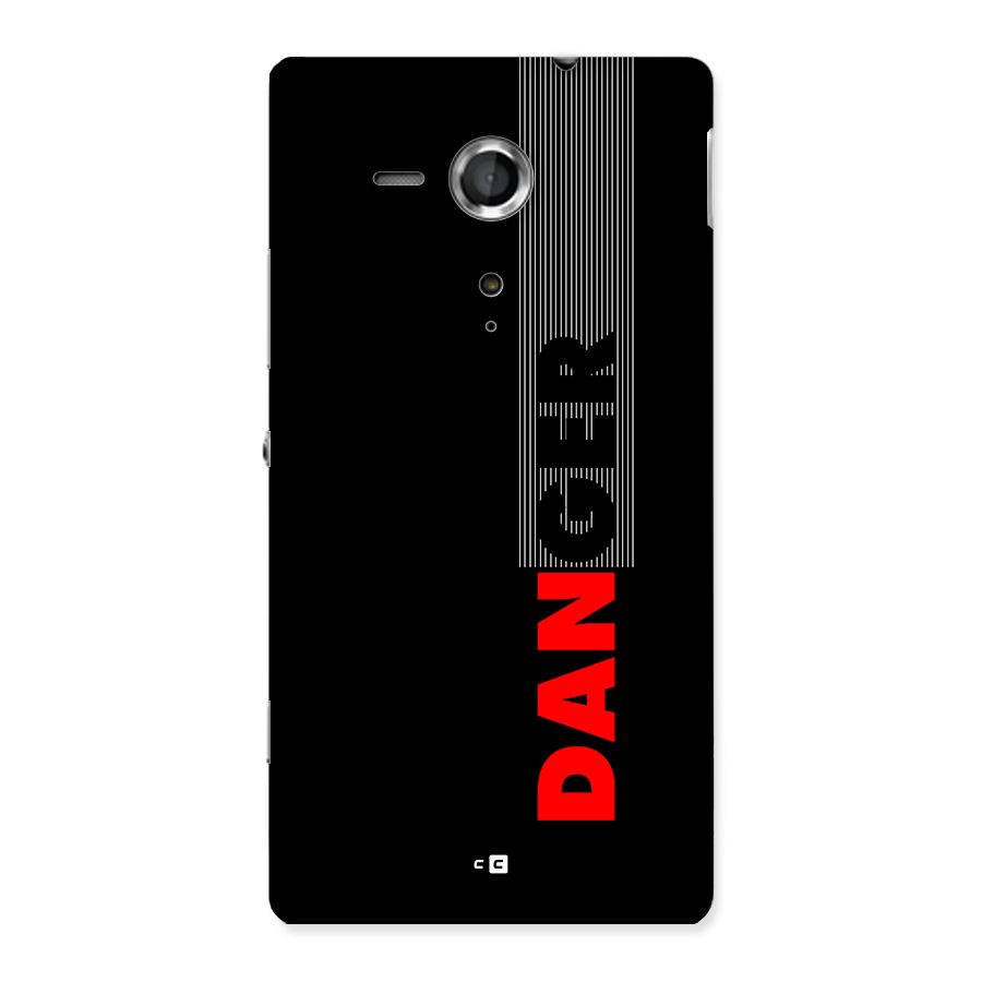 Vertical Danger Back Case for Xperia Sp