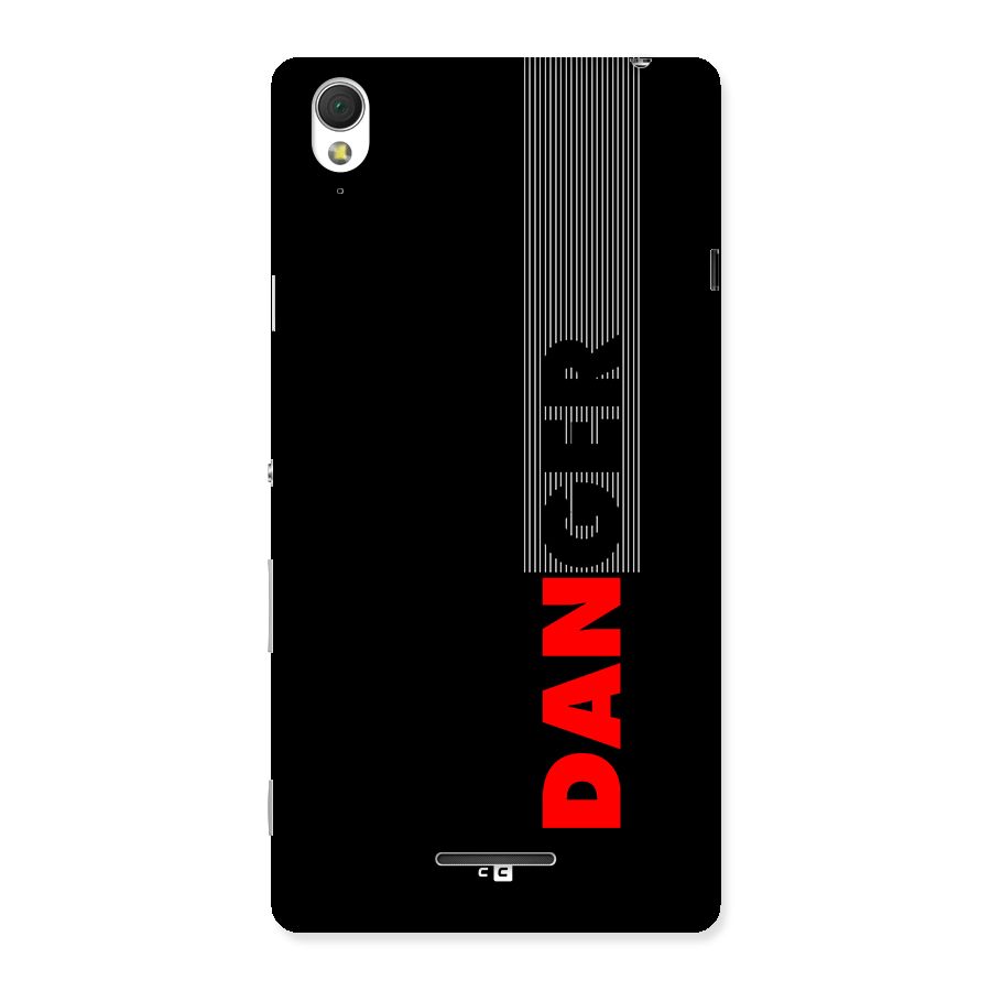 Vertical Danger Back Case for Xperia T3