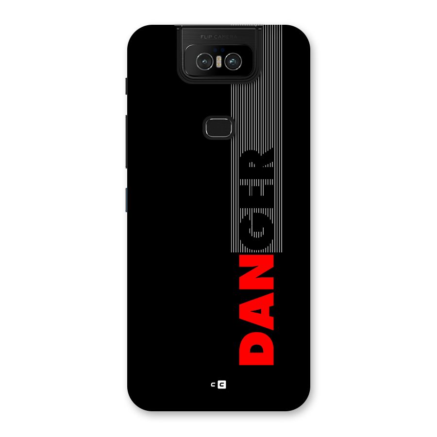 Vertical Danger Back Case for Zenfone 6z