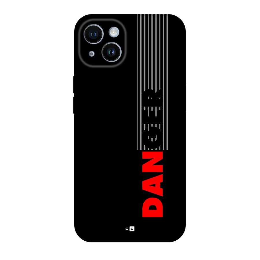 Vertical Danger Back Case for iPhone 14