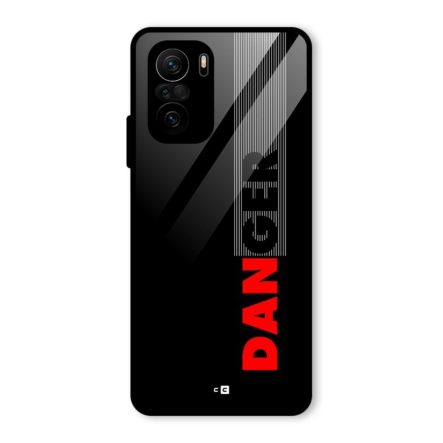 Vertical Danger Glass Back Case for Mi 11x