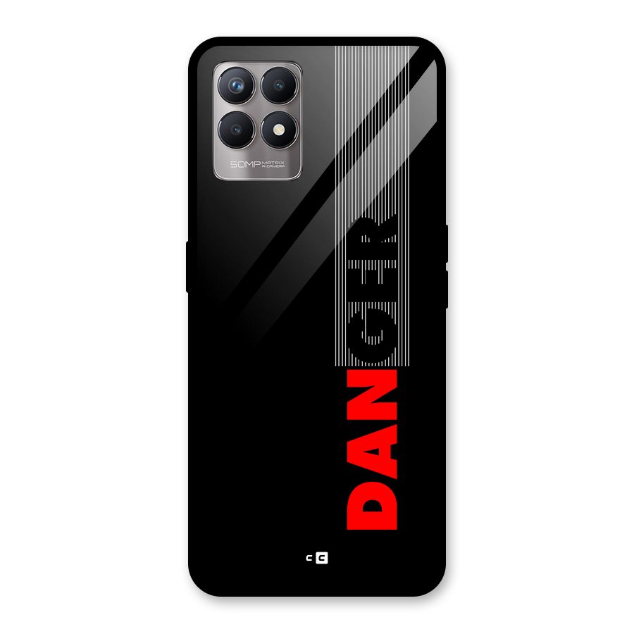 Vertical Danger Glass Back Case for Realme Narzo 50