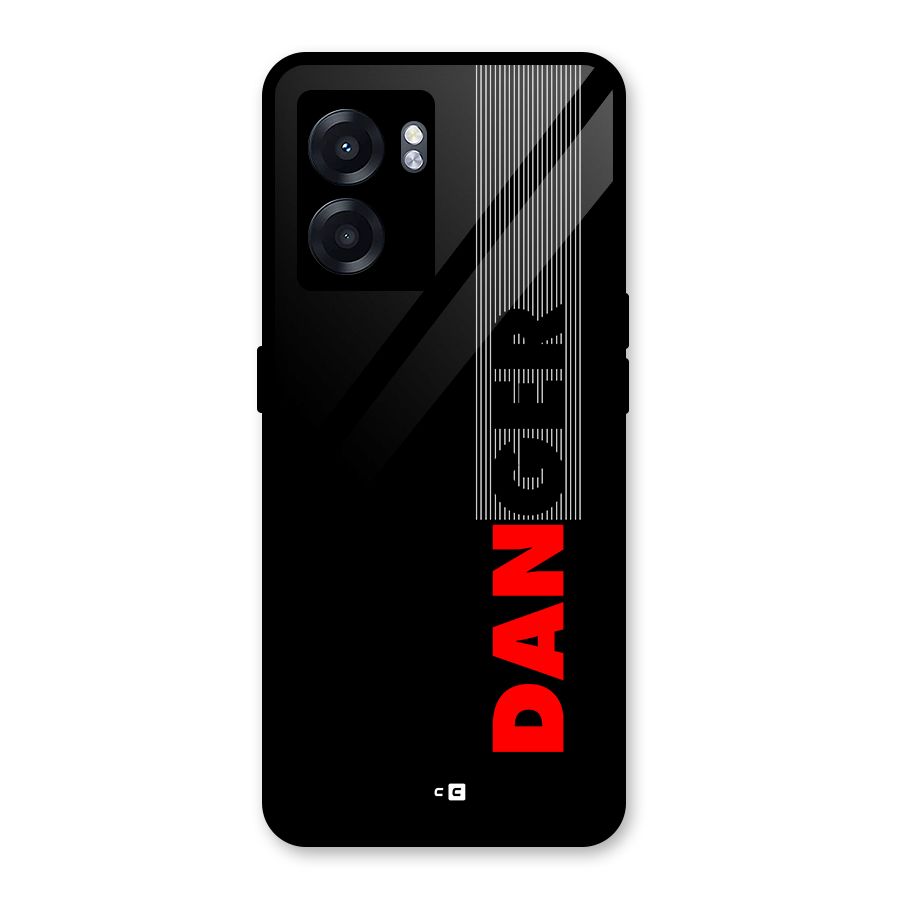 Vertical Danger Glass Back Case for Realme Narzo 50 5G