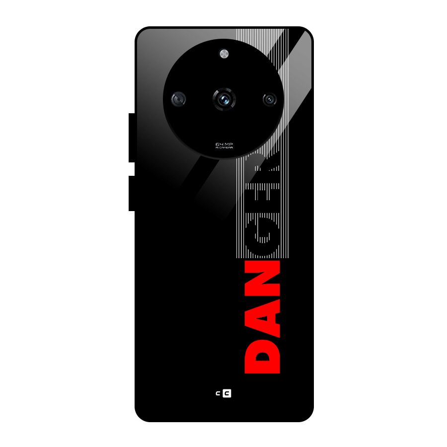 Vertical Danger Glass Back Case for Realme Narzo 60 5G