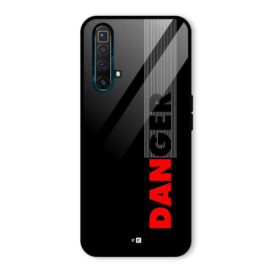 Vertical Danger Glass Back Case for Realme X3 SuperZoom