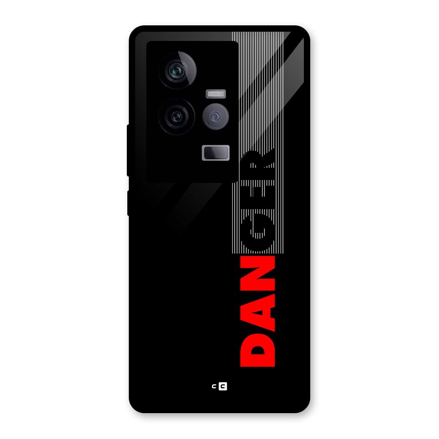 Vertical Danger Glass Back Case for Vivo iQOO 11 5G