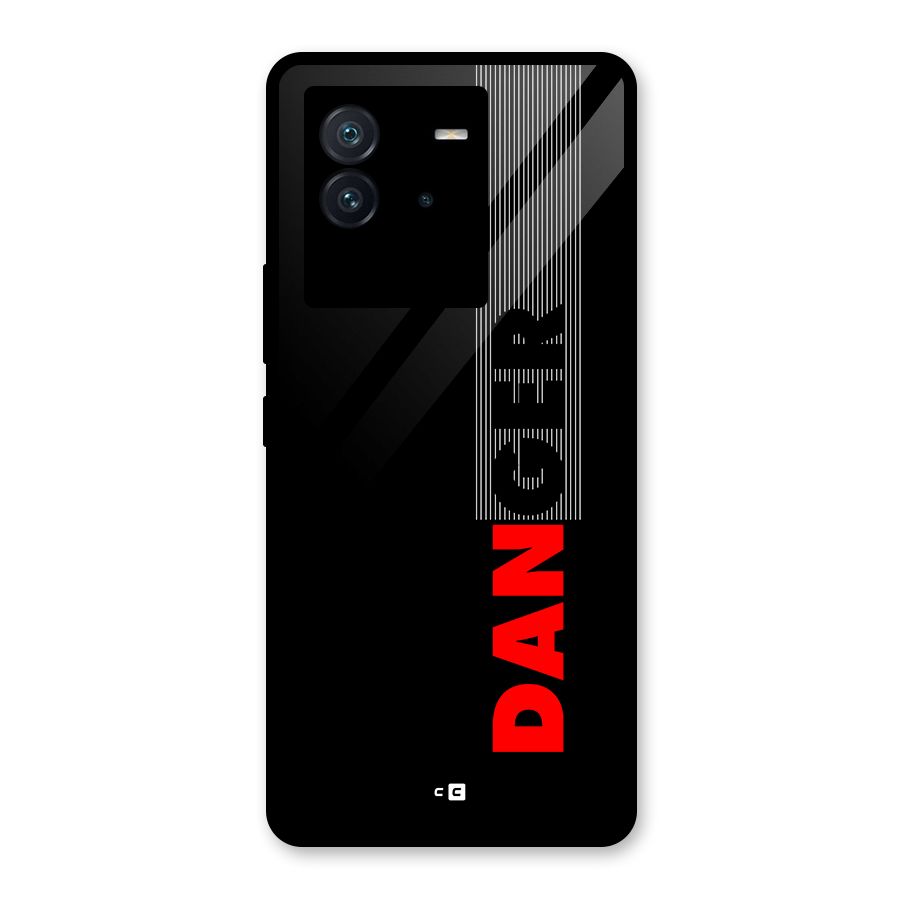 Vertical Danger Glass Back Case for Vivo iQOO Neo 6 5G