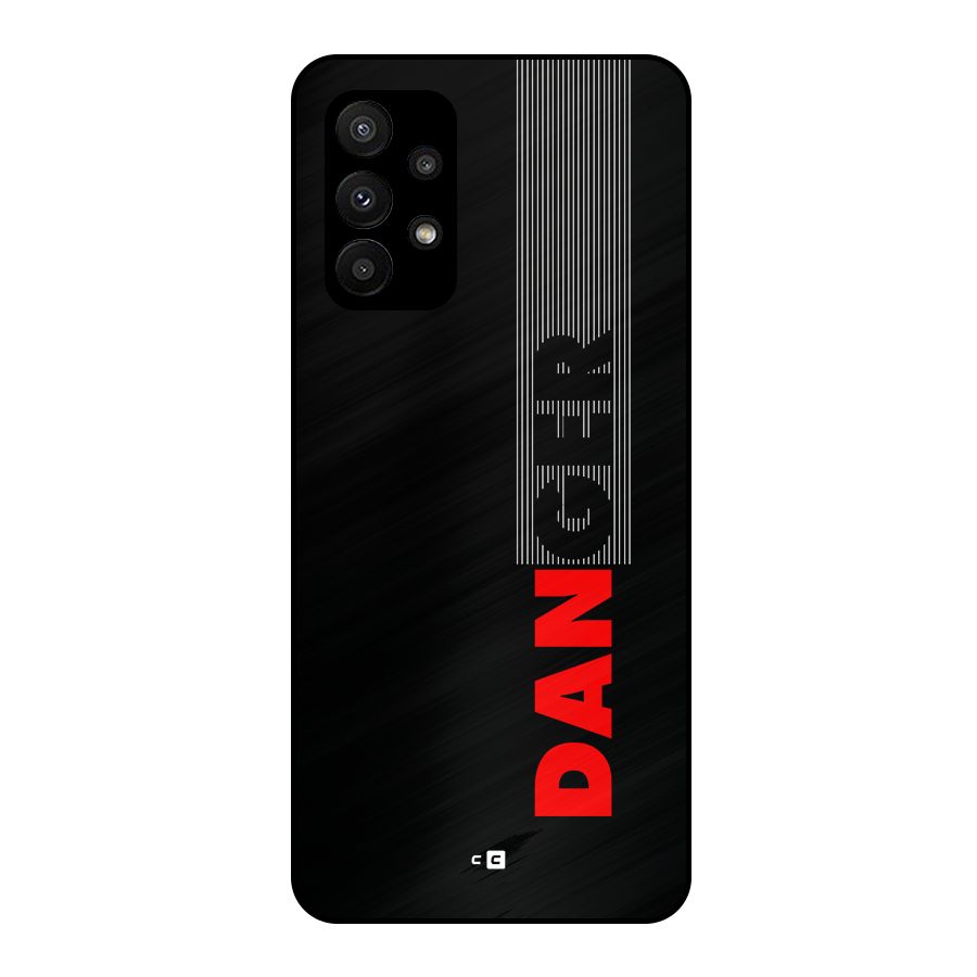 Vertical Danger Metal Back Case for Galaxy A23