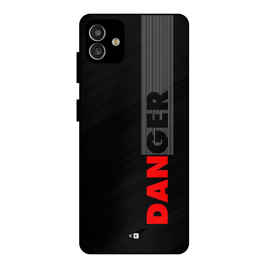 Vertical Danger Metal Back Case for Galaxy M13 5G