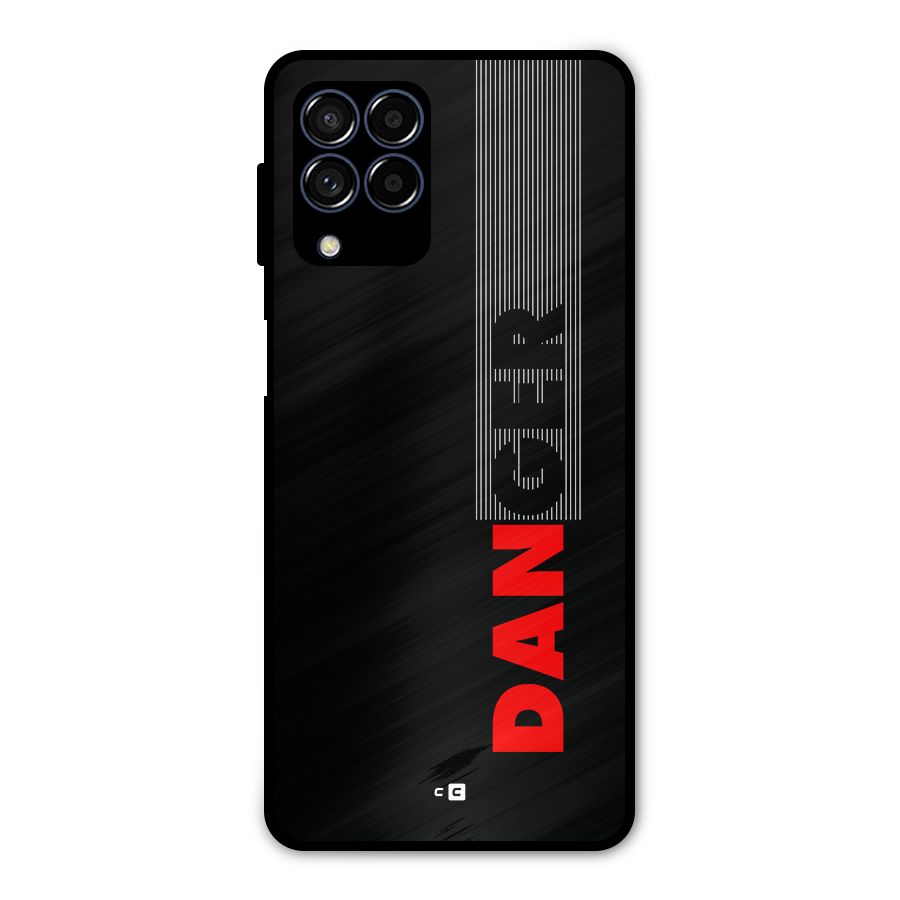 Vertical Danger Metal Back Case for Galaxy M53 5G