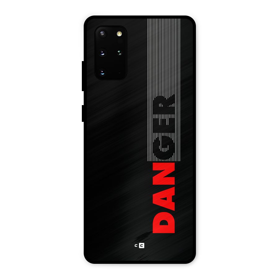 Vertical Danger Metal Back Case for Galaxy S20 Plus