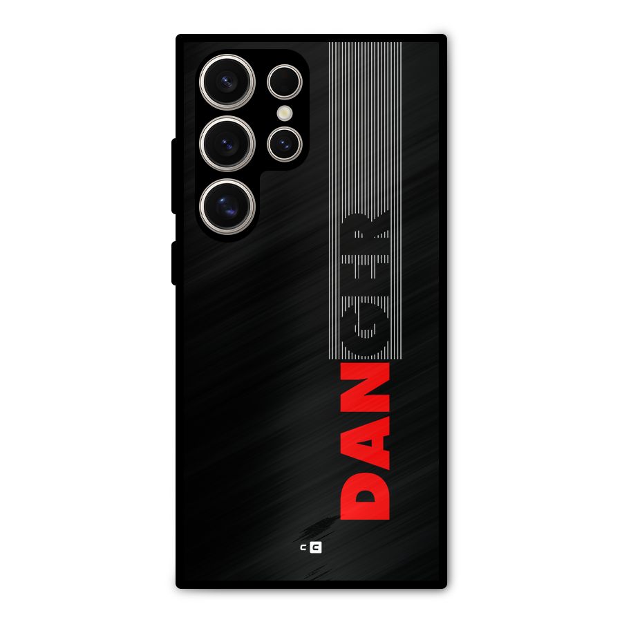 Vertical Danger Metal Back Case for Galaxy S24 Ultra