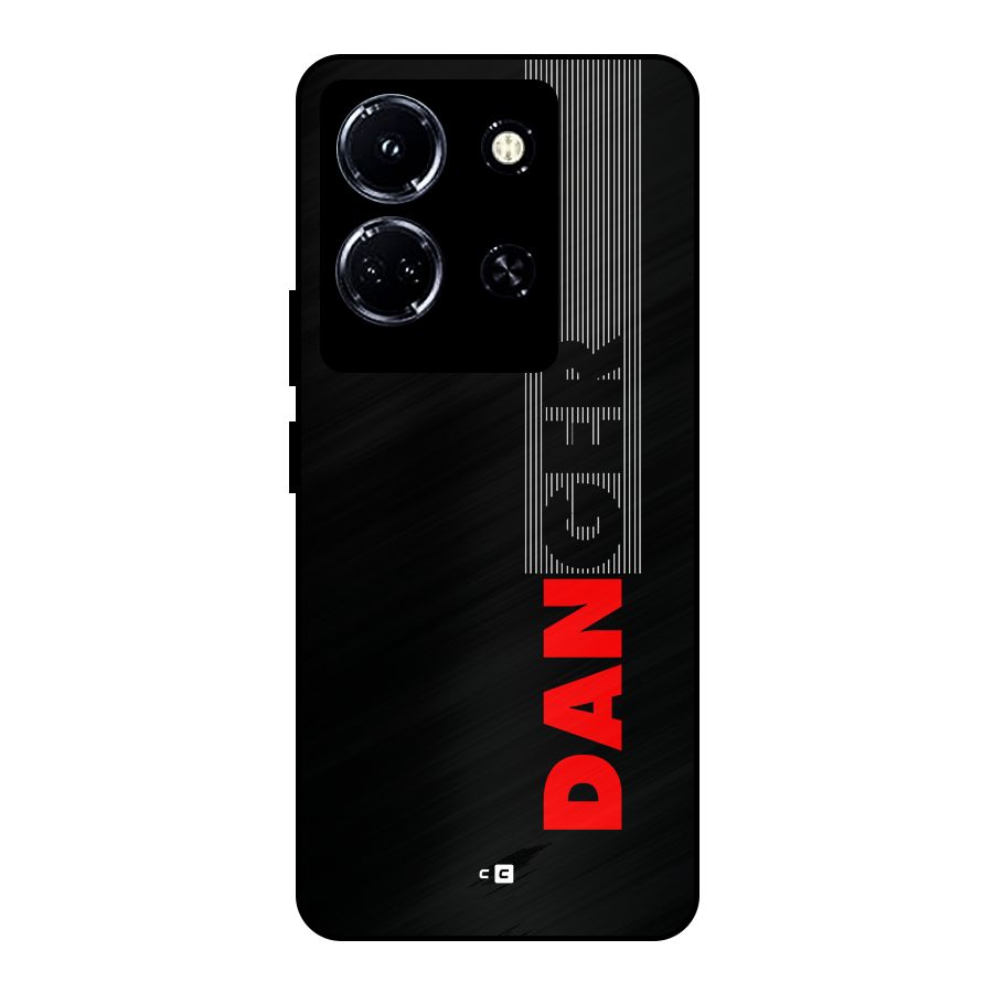 Vertical Danger Metal Back Case for Infinix Note 30 5G
