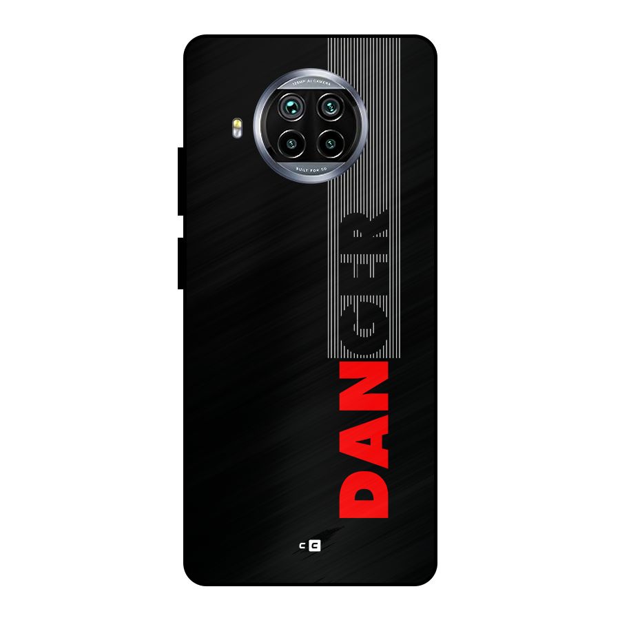 Vertical Danger Metal Back Case for Mi 10i