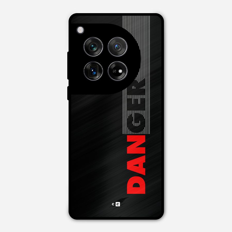 Vertical Danger Metal Back Case for OnePlus 12