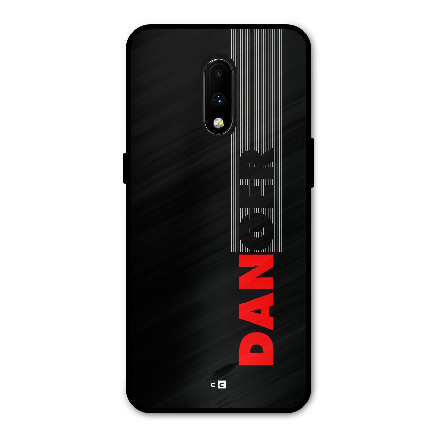 Vertical Danger Metal Back Case for OnePlus 7