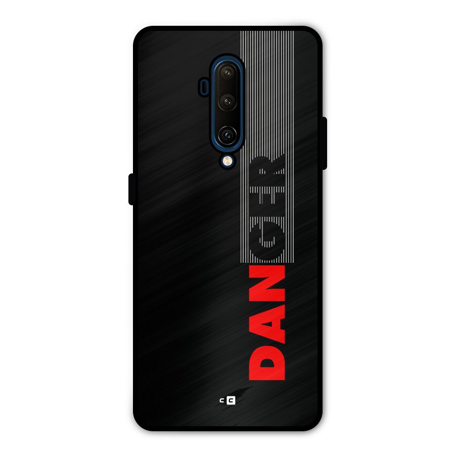 Vertical Danger Metal Back Case for OnePlus 7T Pro