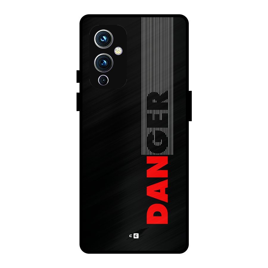 Vertical Danger Metal Back Case for OnePlus 9
