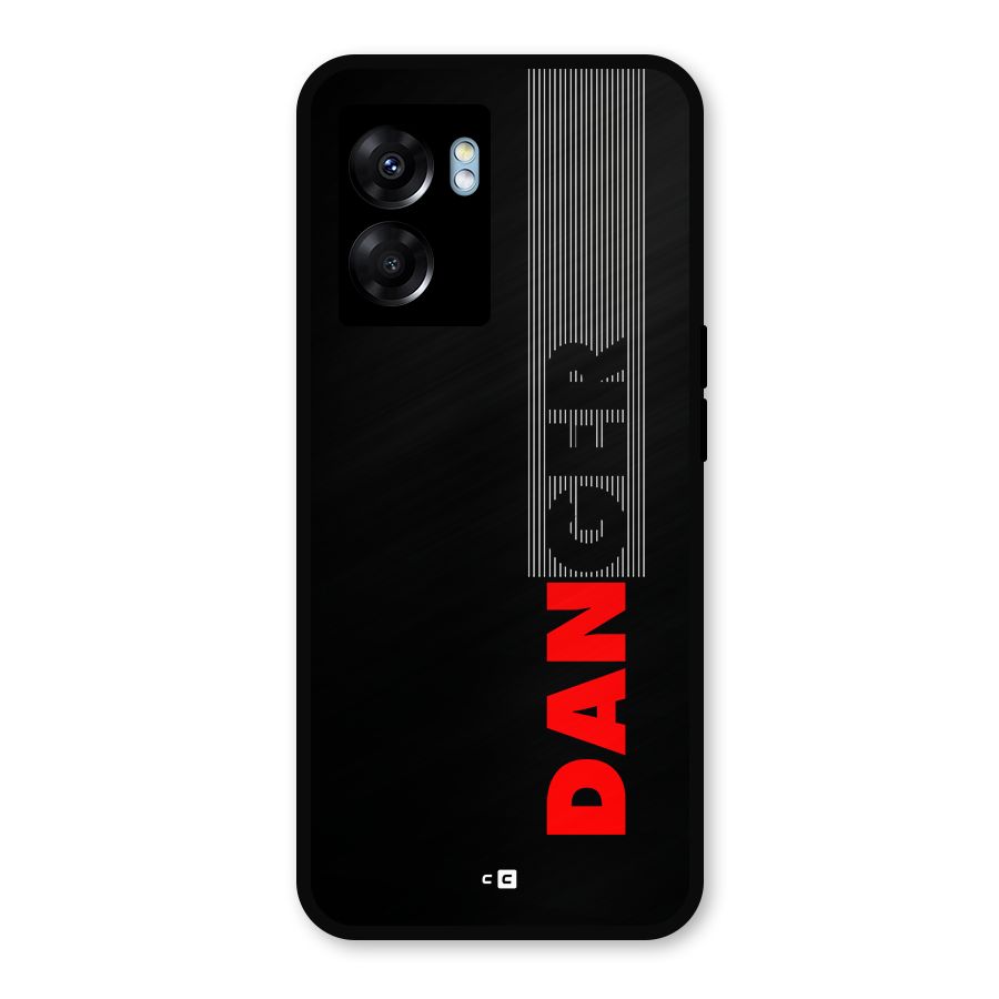 Vertical Danger Metal Back Case for Oppo K10 (5G)