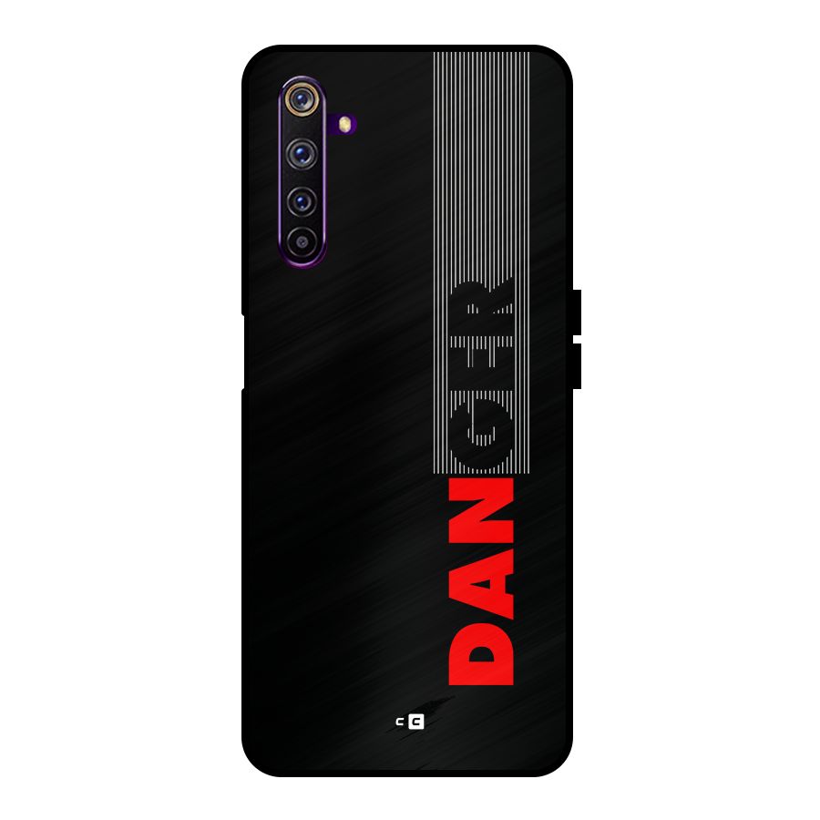 Vertical Danger Metal Back Case for Realme 6 Pro