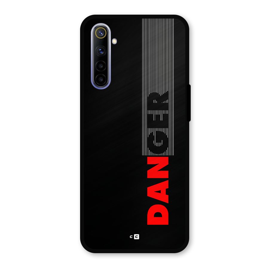 Vertical Danger Metal Back Case for Realme 6i