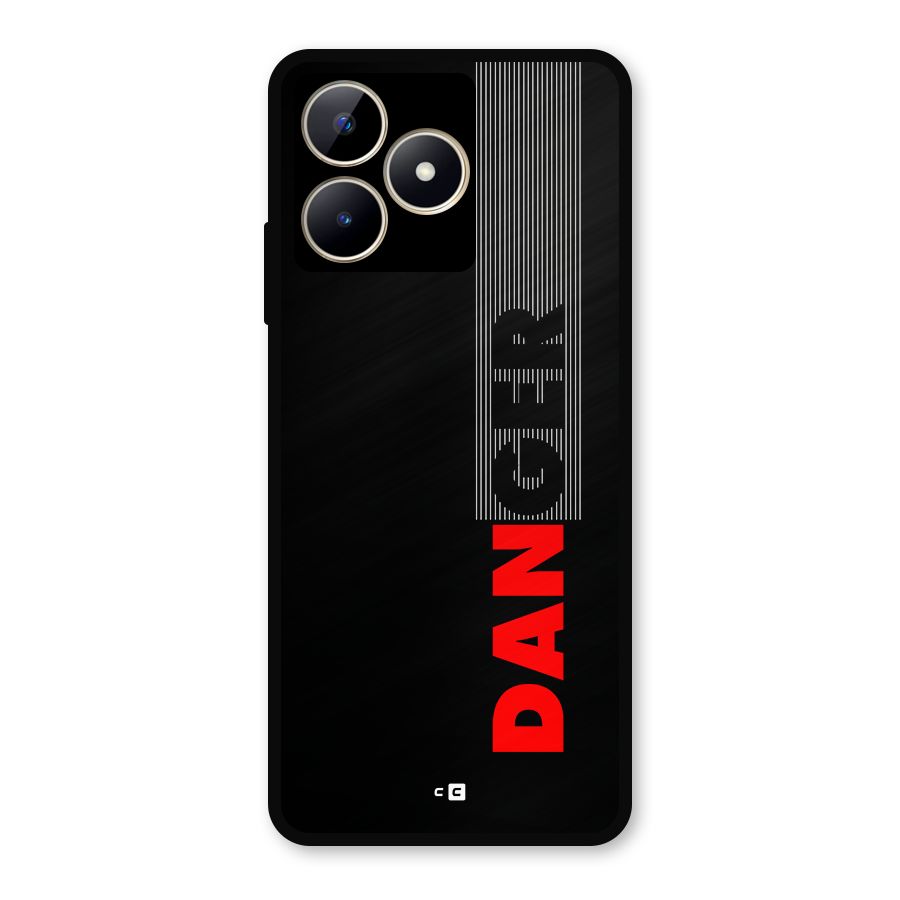Vertical Danger Metal Back Case for Realme C53