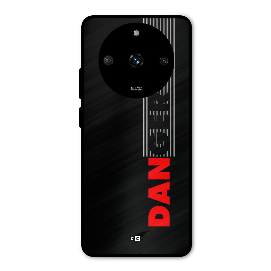 Vertical Danger Metal Back Case for Realme Narzo 60 5G