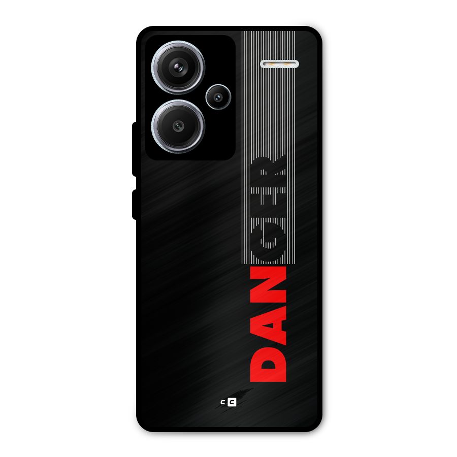 Vertical Danger Metal Back Case for Redmi Note 13 Pro Plus