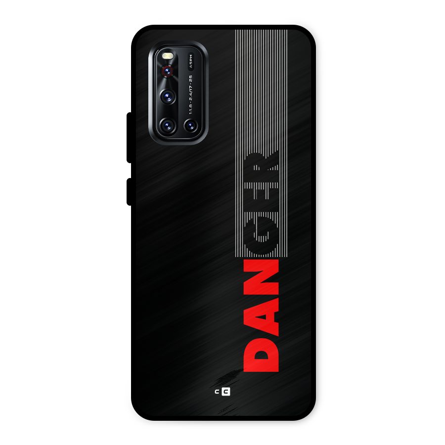 Vertical Danger Metal Back Case for Vivo V19