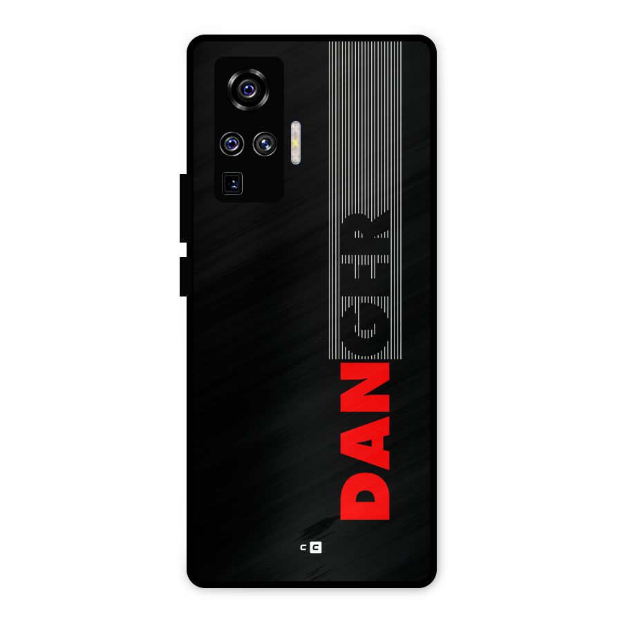 Vertical Danger Metal Back Case for Vivo X50 Pro