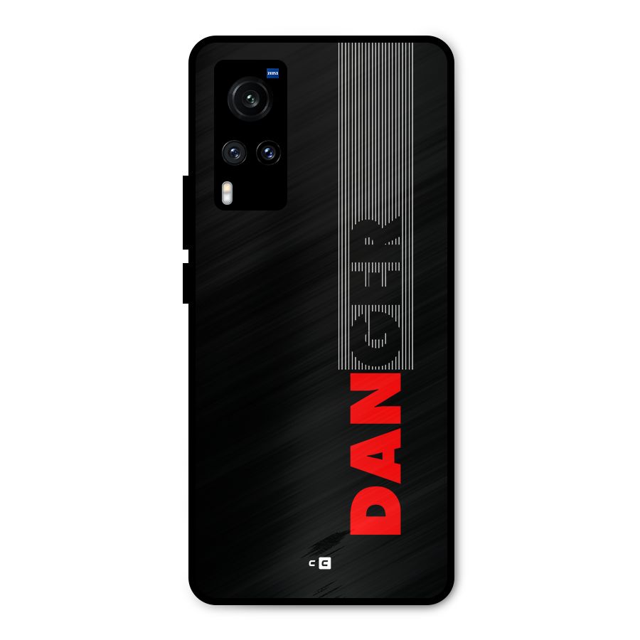 Vertical Danger Metal Back Case for Vivo X60