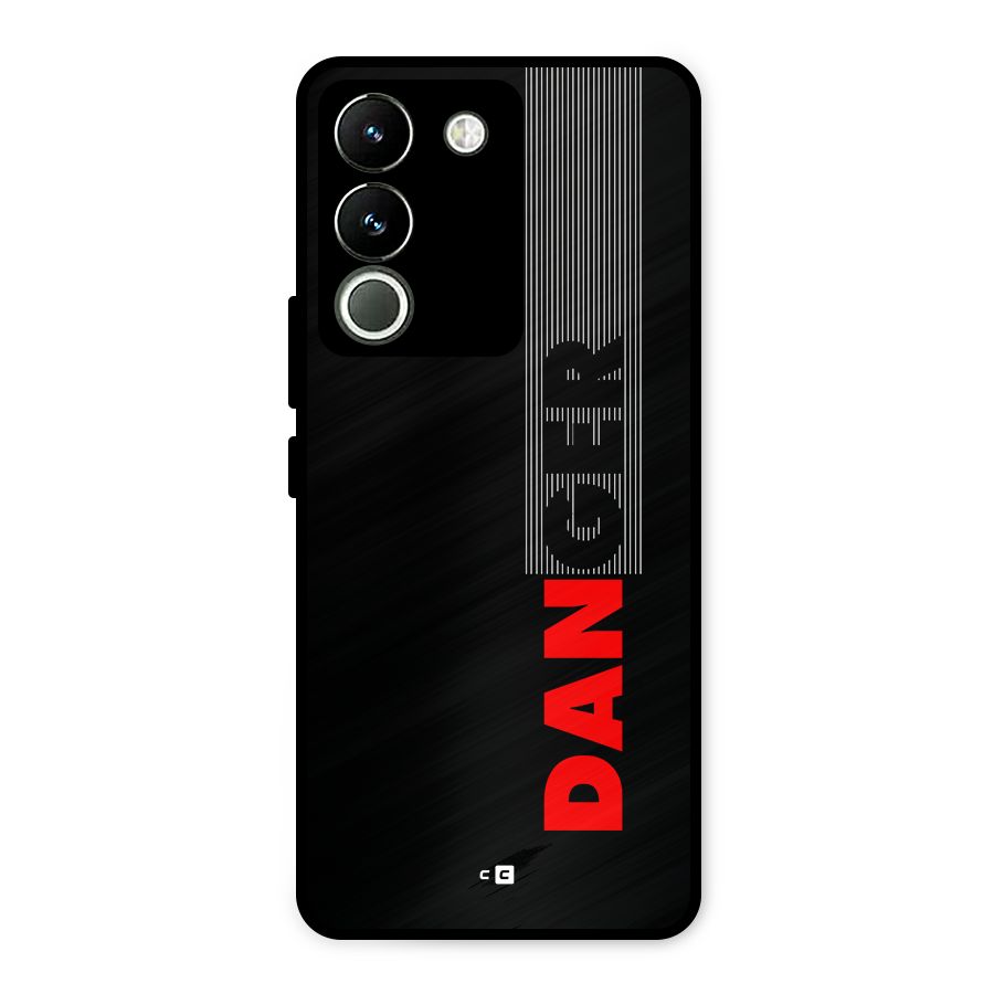 Vertical Danger Metal Back Case for Vivo Y200