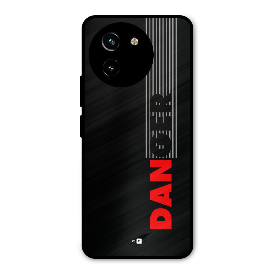 Vertical Danger Metal Back Case for Vivo Y200i