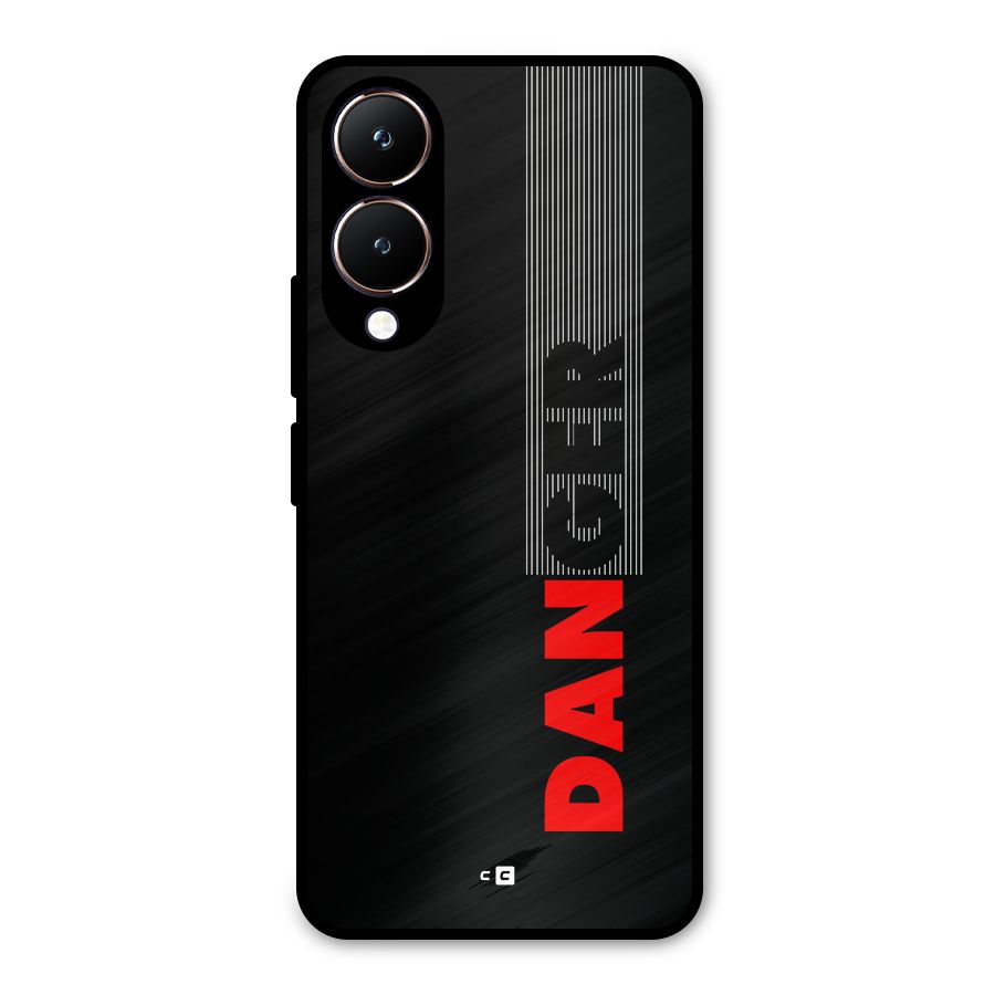 Vertical Danger Metal Back Case for Vivo Y28