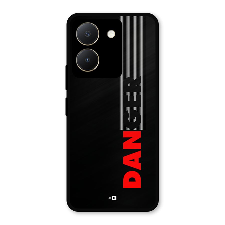 Vertical Danger Metal Back Case for Vivo Y36