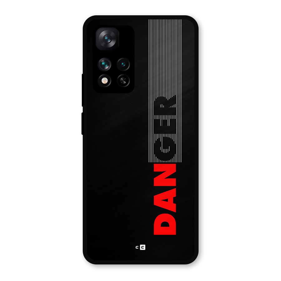 Vertical Danger Metal Back Case for Xiaomi 11i 5G
