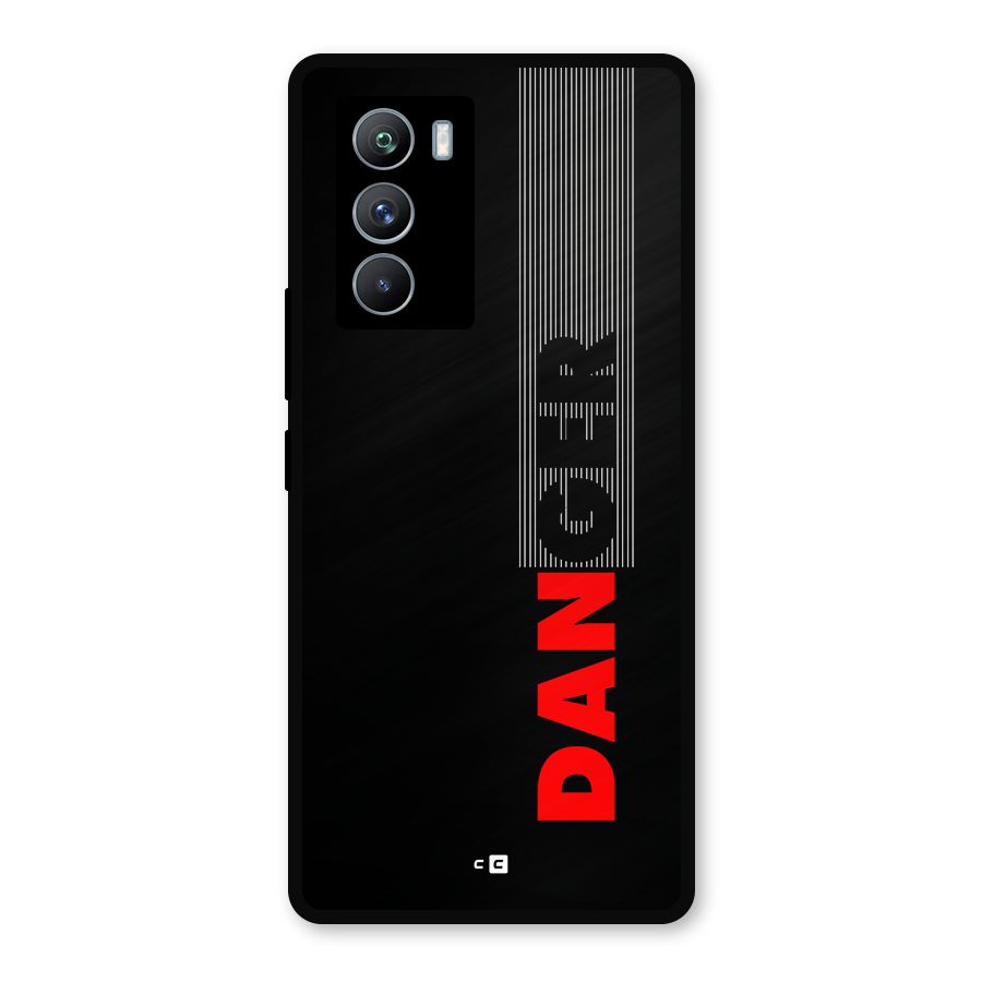 Vertical Danger Metal Back Case for iQOO 9 SE