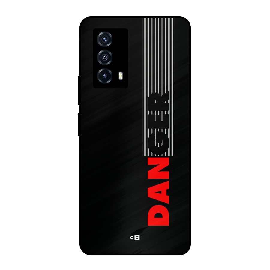 Vertical Danger Metal Back Case for iQOO Z5