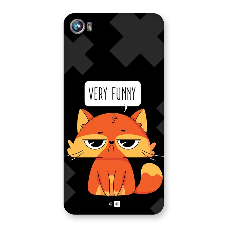 Very Funny Cat Back Case for Canvas Fire 4 (A107)