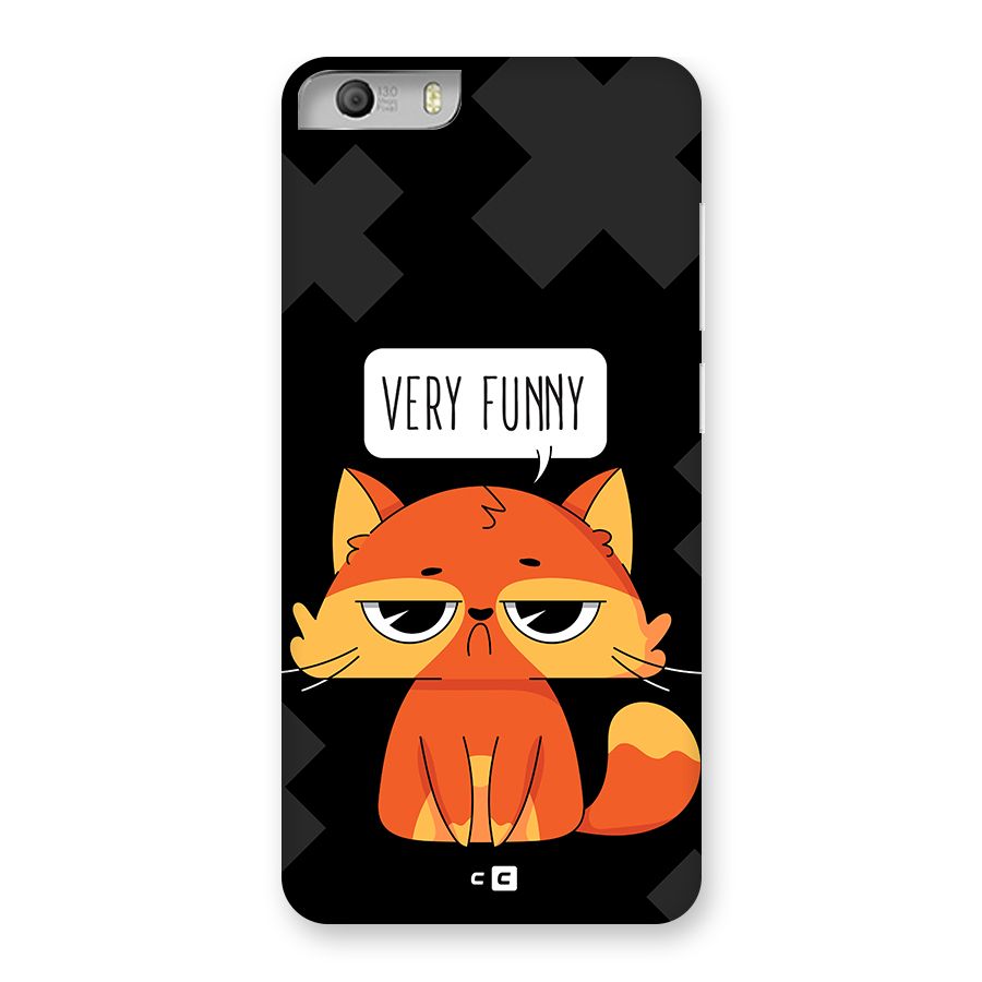 Very Funny Cat Back Case for Canvas Knight 2