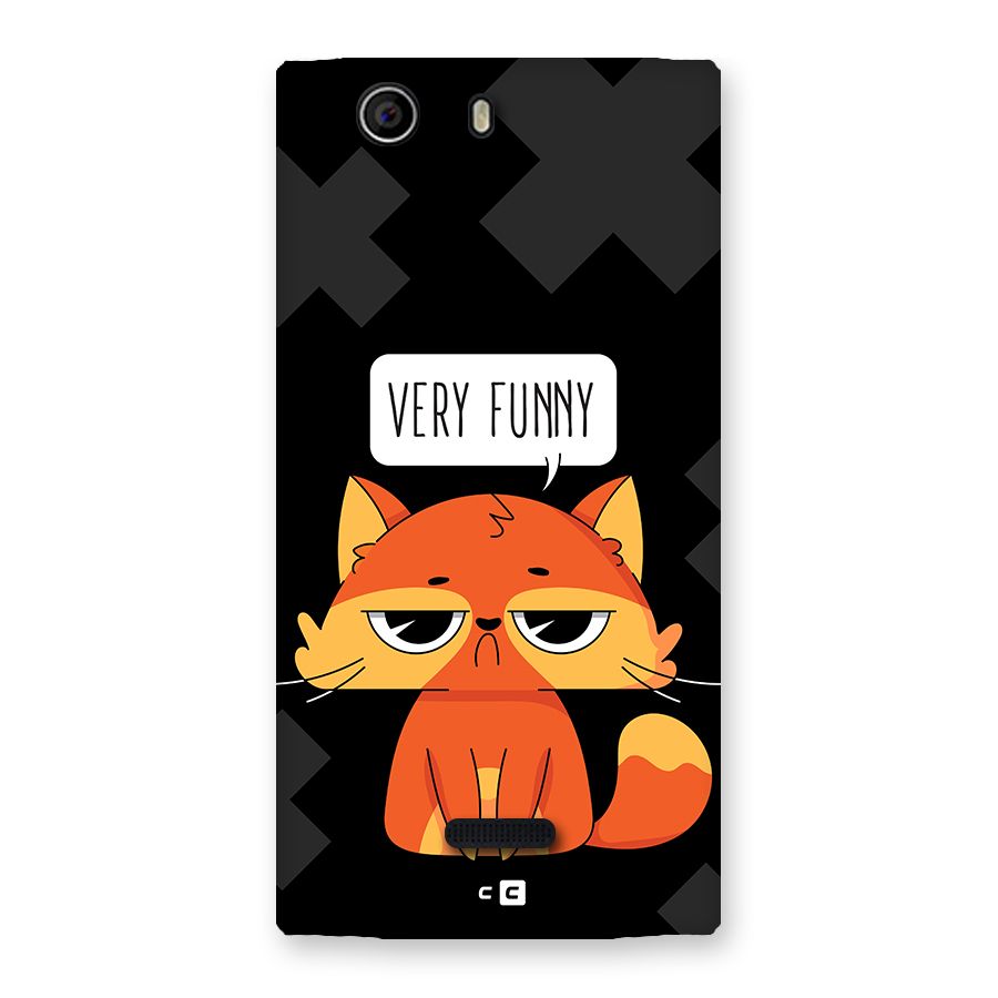 Very Funny Cat Back Case for Canvas Nitro 2 E311