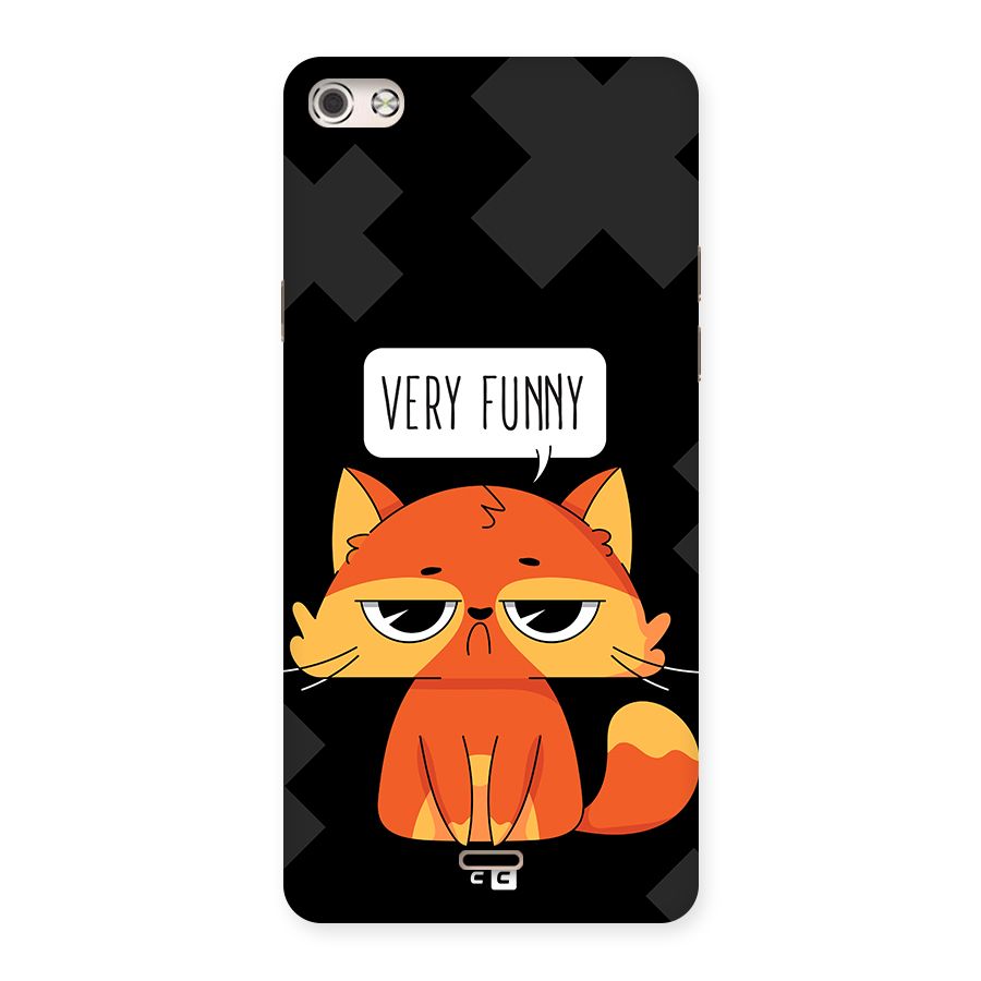 Very Funny Cat Back Case for Canvas Silver 5