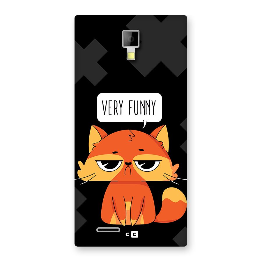 Very Funny Cat Back Case for Canvas Xpress A99