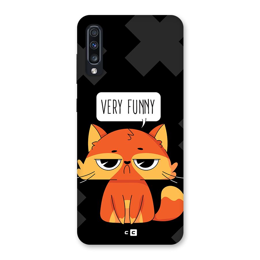 Very Funny Cat Back Case for Galaxy A70