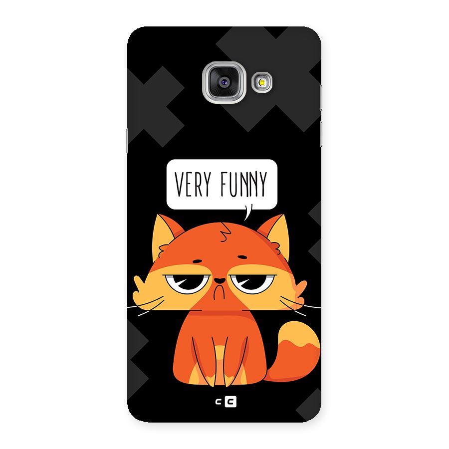 Very Funny Cat Back Case for Galaxy A7 (2016)