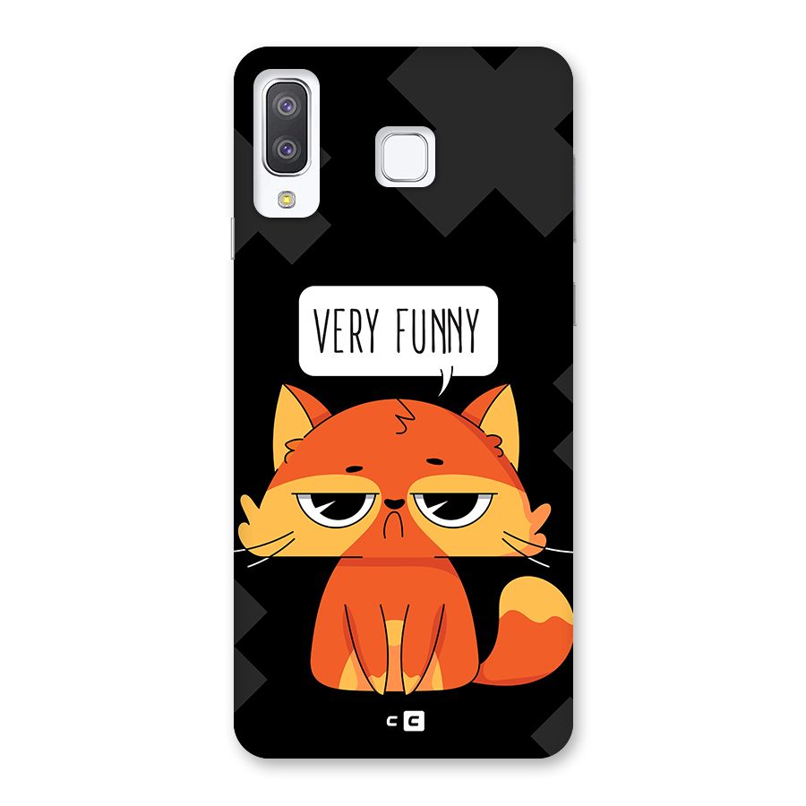 Very Funny Cat Back Case for Galaxy A8 Star