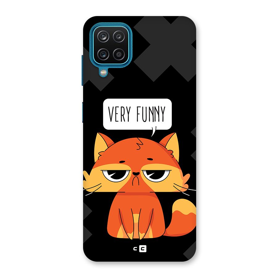 Very Funny Cat Back Case for Galaxy F12