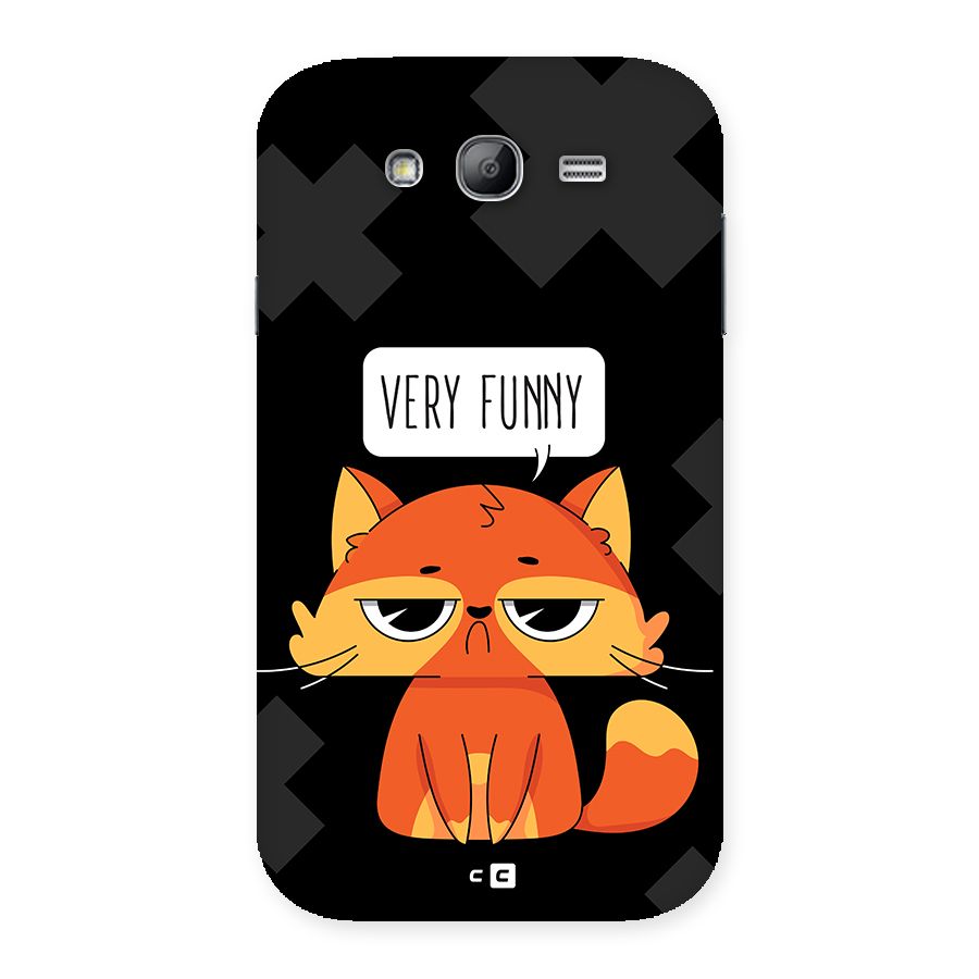 Very Funny Cat Back Case for Galaxy Grand